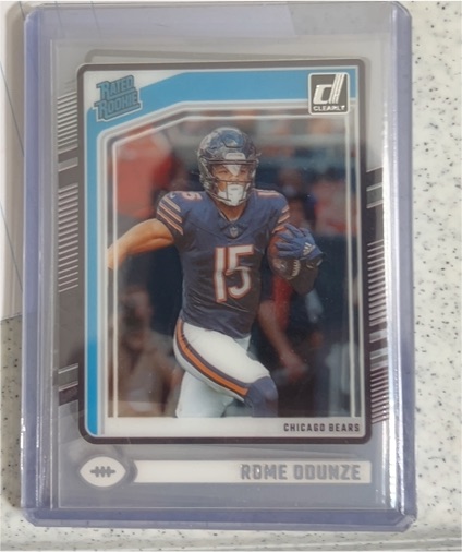 2024 Panini Donruss Clearly #60 Rome Odunze — front