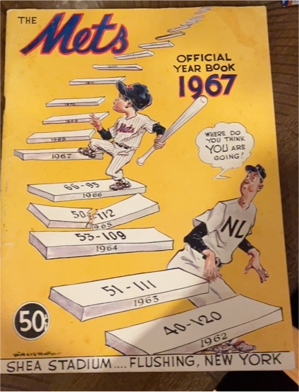 1967 New York Mets Official Year Book — front
