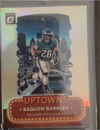 2024 Panini Donruss Optic Uptowns #17 Saquon Barkley — front