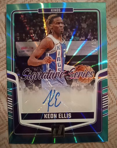 2024-25 Panini Donruss Signature Series #SS-KEE Keon Ellis — front