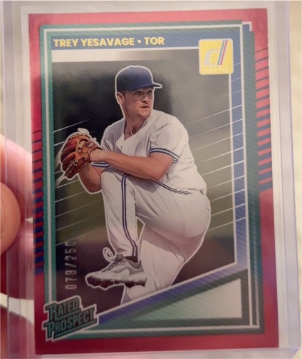 2025 Donruss #163 Trey Yesavage — front