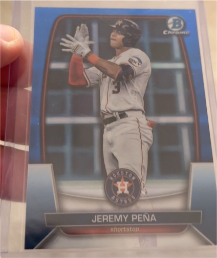 2023 Bowman Chrome #61 Jeremy Pena — front