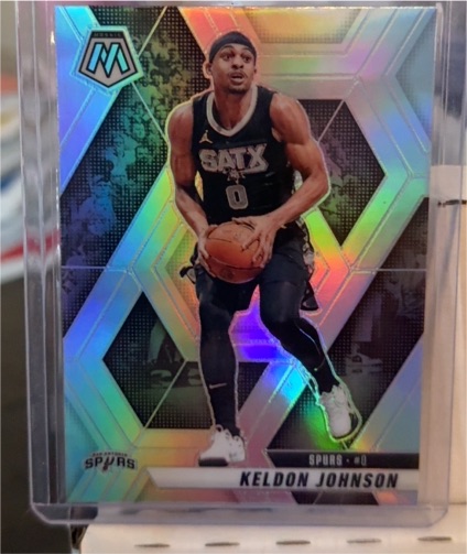 2024-25 Panini Mosaic #9 Keldon Johnson — front