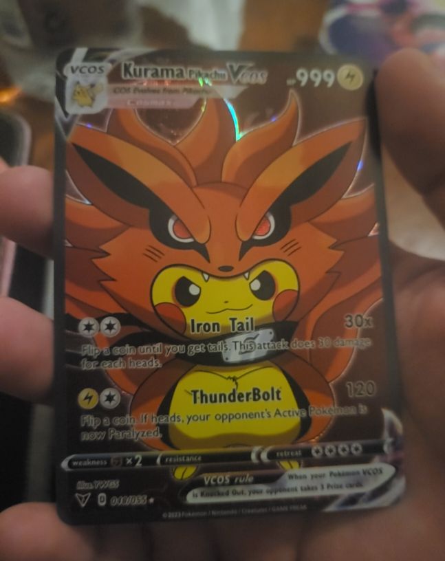 2023 VCOS Kurama Pikachu #0000358 — front