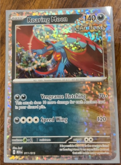 2025 McDonald's Pokemon Dragon Discovery #011 Roaring Moon — front