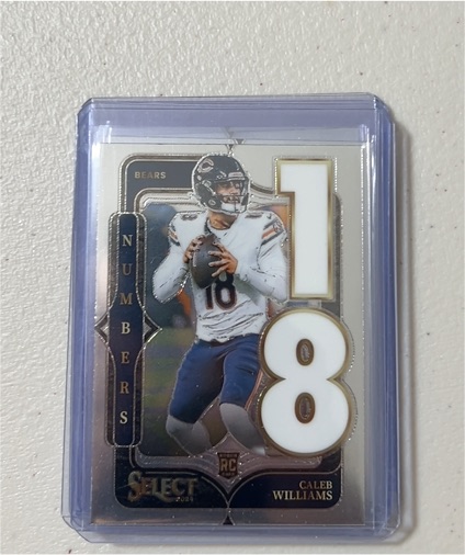 2024 Panini Select Numbers #18 Caleb Williams — front
