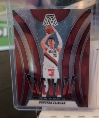 2024-25 Panini Mosaic #6 Donovan Clingan Elevate — front