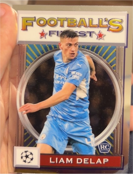 2021-22 Topps Finest Flashbacks UEFA Champions League #40 Liam Delap — front