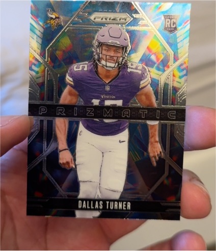 2024 Panini Prizm #17 Dallas Turner — front