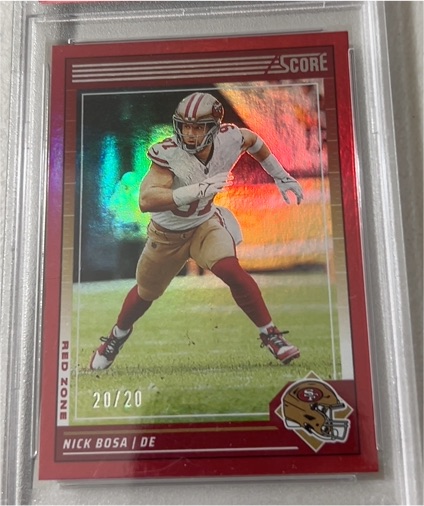 2024 Panini Score Red Zone #10 Nick Bosa — front