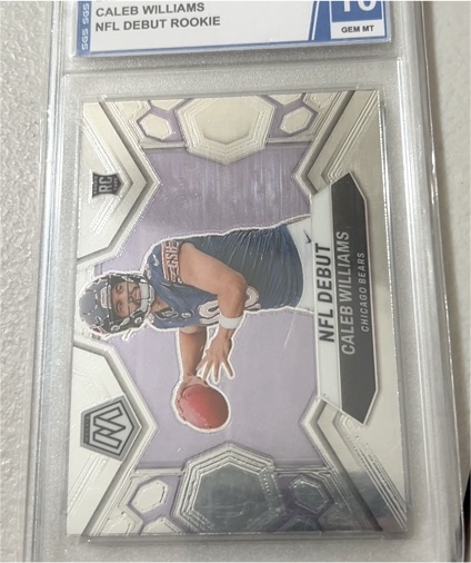 2024 Panini Mosaic #289 Caleb Williams NFL Debut Rookie — front