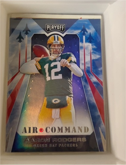 2019 Panini Playoff #8 Aaron Rodgers Air Command — front