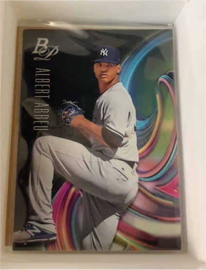 2018 Bowman Platinum Top Prospects #TOP-25 Albert Abreu — front