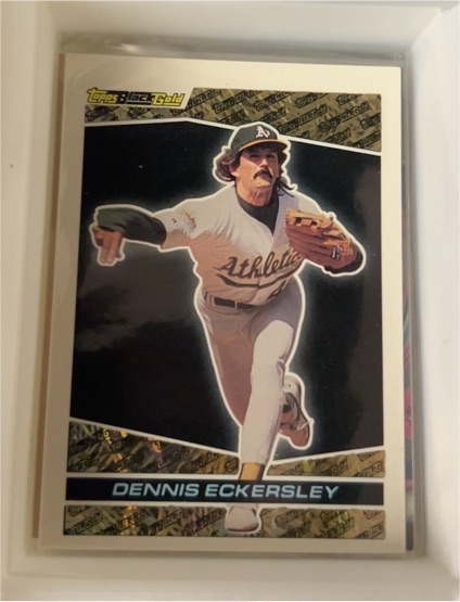 1993 Topps Black Gold #29 Dennis Eckersley — front