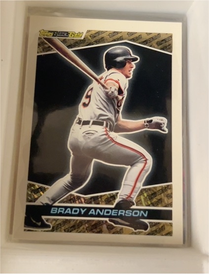1993 Topps Black Gold #24 Brady Anderson — front