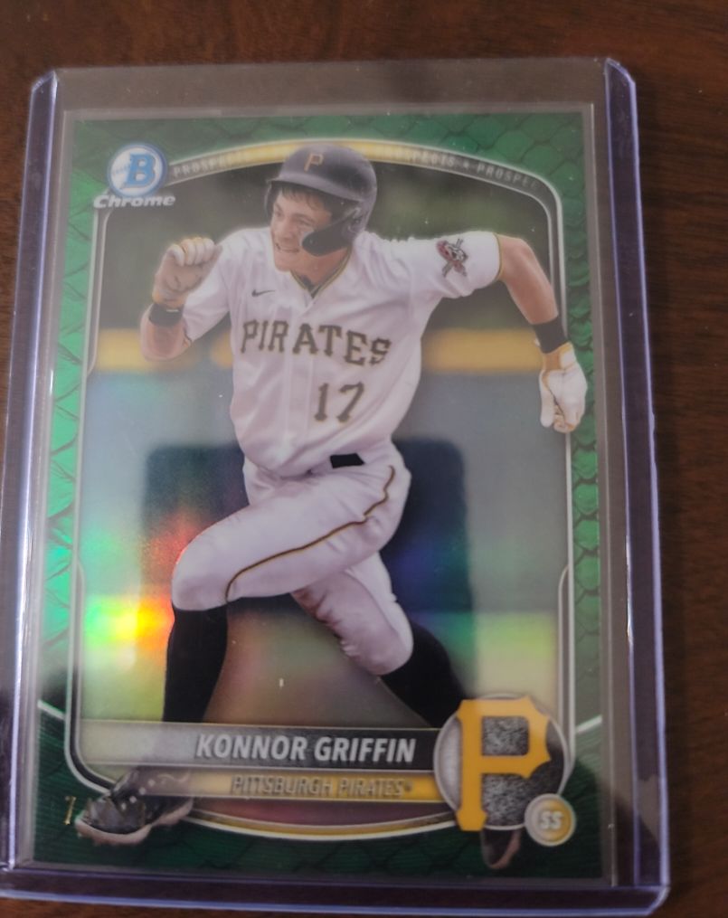 2025 Bowman Chrome Prospects #BCP-86 Konnor Griffin — front
