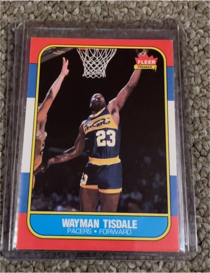 1986-87 Fleer #113 Wayman Tisdale — front