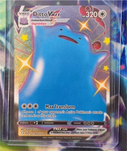 2020 Pokémon Shining Fates SV119/SV122 Ditto VMAX — front