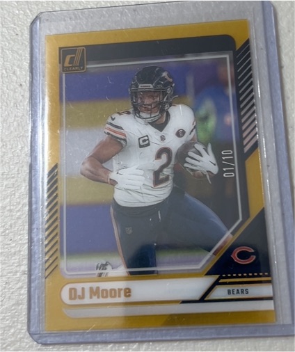2024 Panini Clearly Donruss #11 D.J. Moore — front