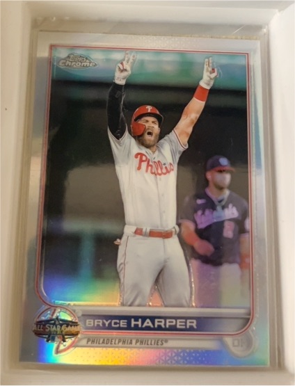 2022 Topps Chrome Update #ASGC-47 Bryce Harper Philadelphia Phillies — front