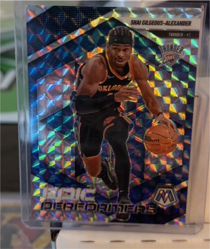 2024-25 Panini Mosaic #6 Shai Gilgeous-Alexander Epic Performers — front
