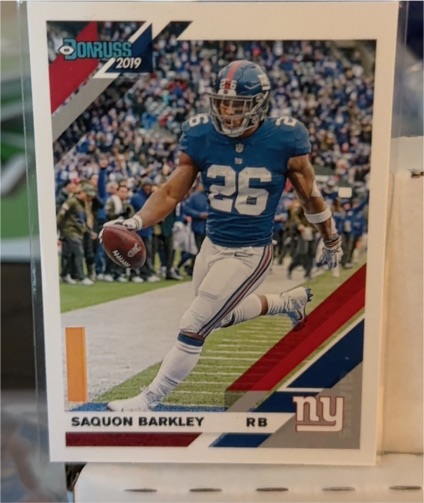 2019 Donruss #179 Saquon Barkley — front