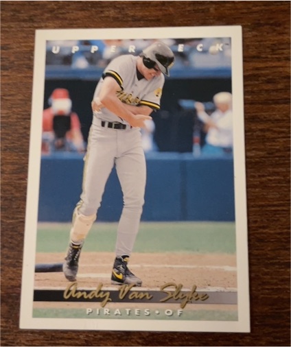 1993 Upper Deck #124 Andy Van Slyke — front
