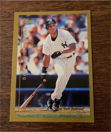 1999 Topps #18 Darryl Strawberry — front