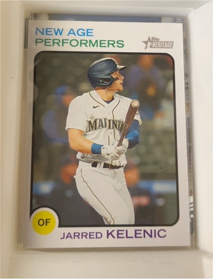 2022 Topps Heritage New Age Performers #NAP-12 Jarred Kelenic — front
