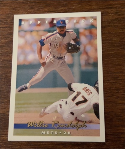 1993 Upper Deck #419 Willie Randolph — front