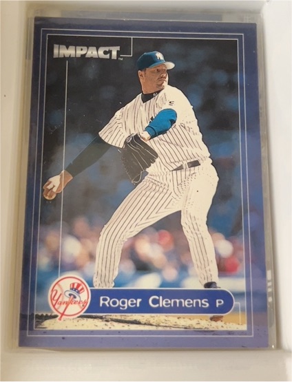 2000 Fleer Impact #86 Roger Clemens — front
