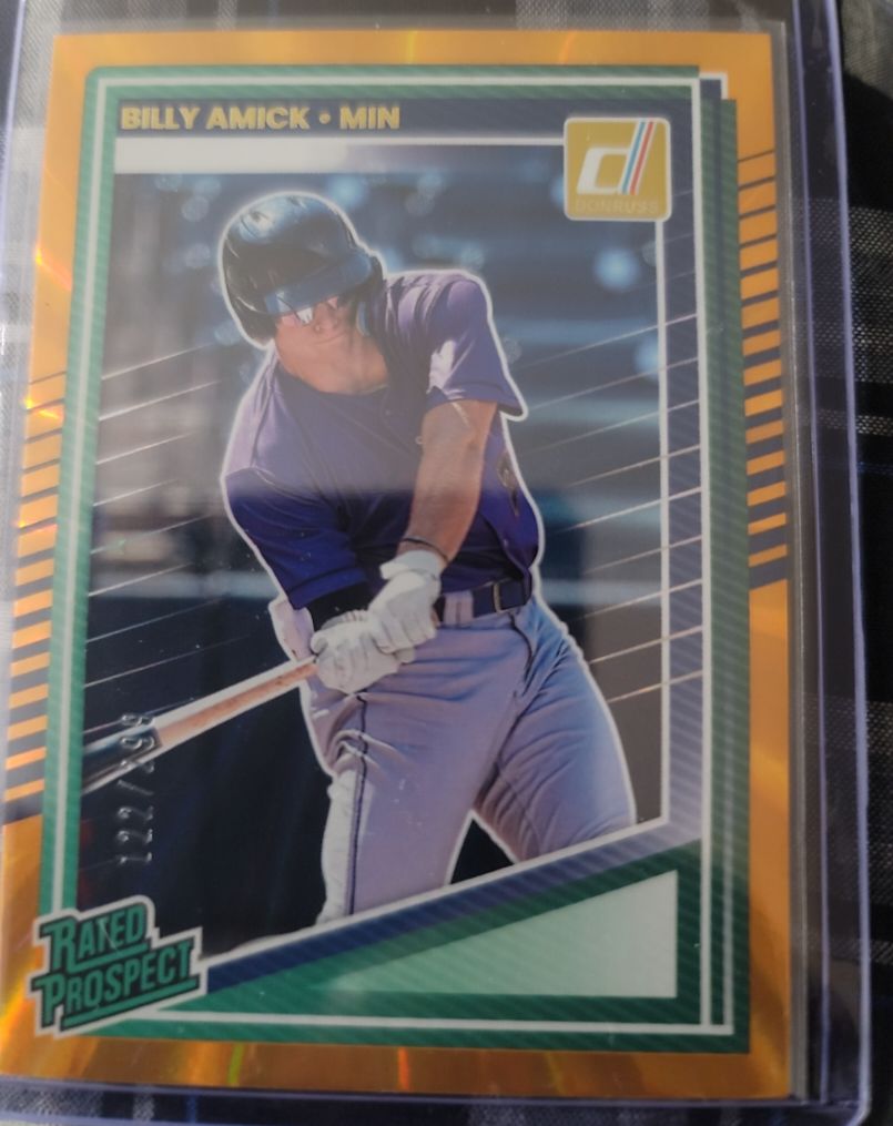 2025 Donruss #156 Billy Amick Rated Prospect — front