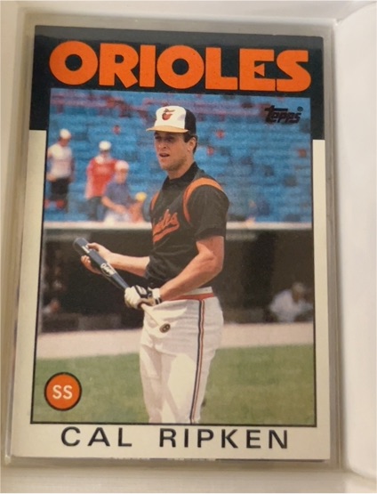 1986 Topps #340 Cal Ripken — front