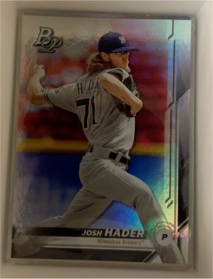 2019 Bowman Platinum #23 Josh Hader — front