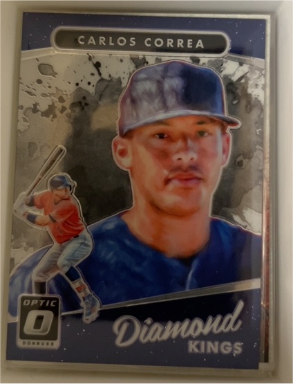 2017 Donruss Optic #11 Carlos Correa Diamond Kings — front