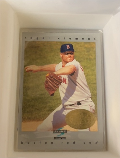 1997 Score #181 Roger Clemens — front