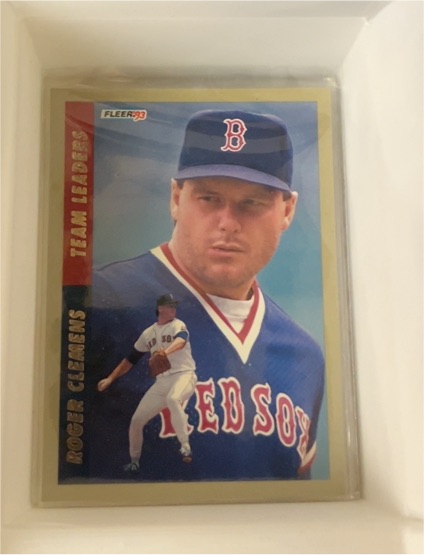 1993 Fleer #4 Roger Clemens Team Leaders — front