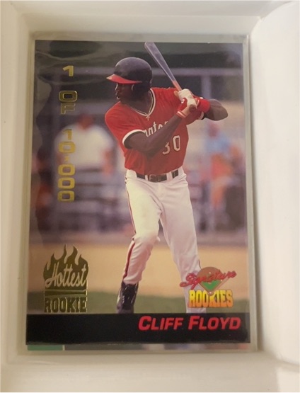 1994 Signature Rookies Hottest Rookie #B3 Cliff Floyd — front