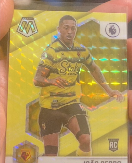 2021 Panini Mosaic Premier League #49 João Pedro — front