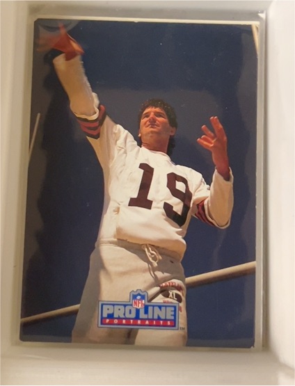 1991 Pro Line Portraits #8 Joe Montana — front