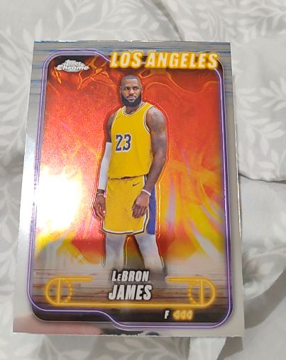 2024-25 Topps Chrome #22 LeBron James — front