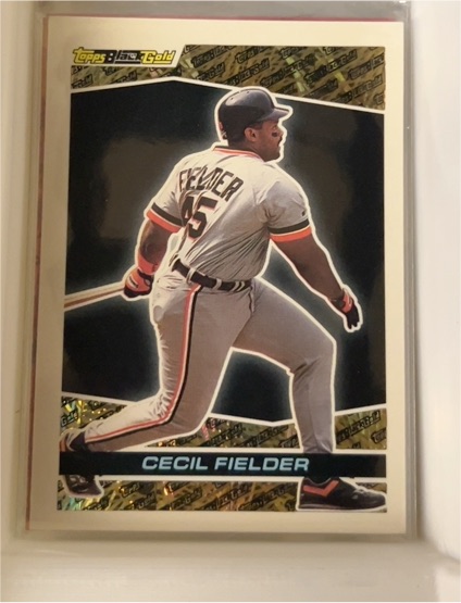 1993 Topps Black Gold #30 Cecil Fielder — front