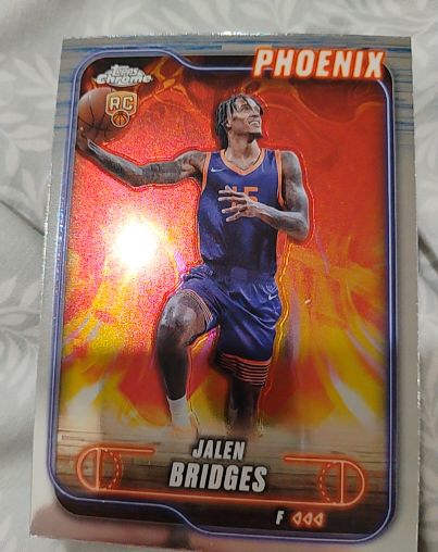 2024-25 Topps Chrome #146 Jalen Bridges — front