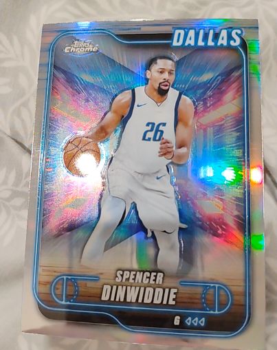 2024-25 Topps Chrome #175 Spencer Dinwiddie — front