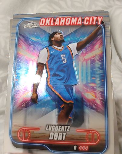 2024-25 Topps Chrome #74 Luguentz Dort — front