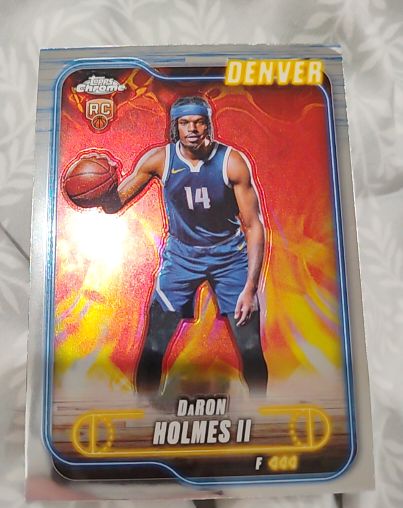 2024-25 Topps Chrome #195 DaRon Holmes II — front