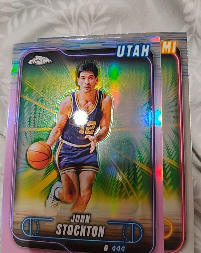 2024-25 Topps Chrome #46 John Stockton — front