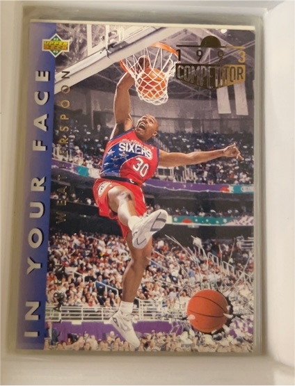 1992-93 Upper Deck #452 Clarence Weatherspoon — front