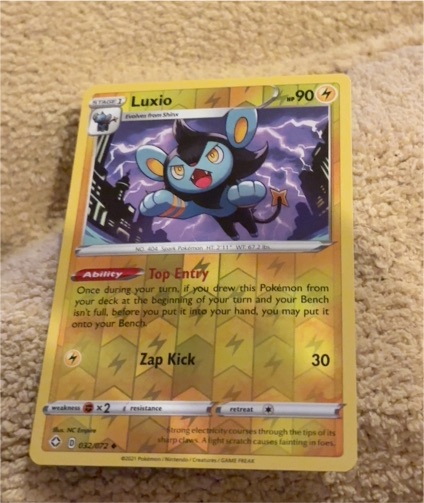 2021 Pokemon Shining Fates #032 Luxio — front