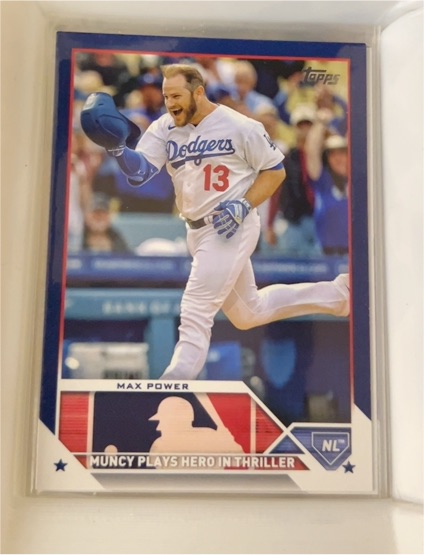 2023 Topps Update #US179 Max Power Max Muncy — front